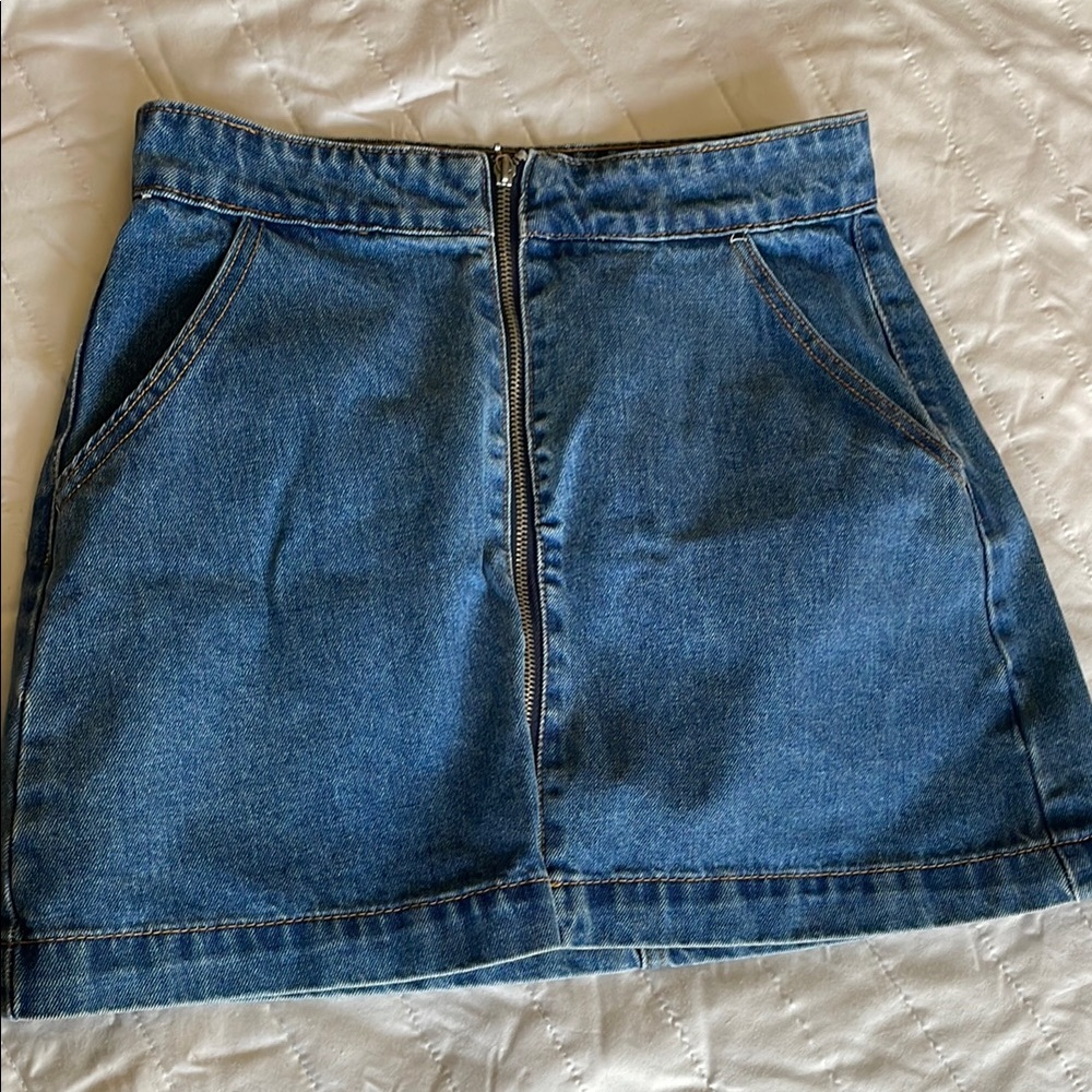 Denim Blue Skirt